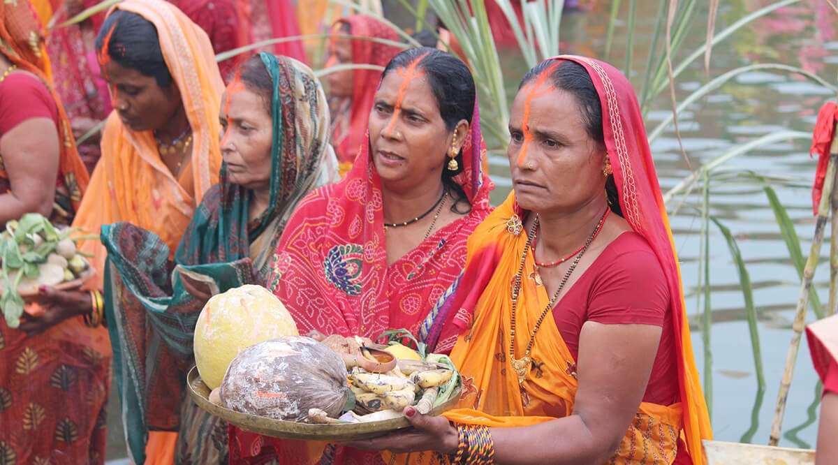 छठ पर्वअन्तर्गत आज सन्ध्याकालीन अर्घ दिई पूजापाठ गरिने