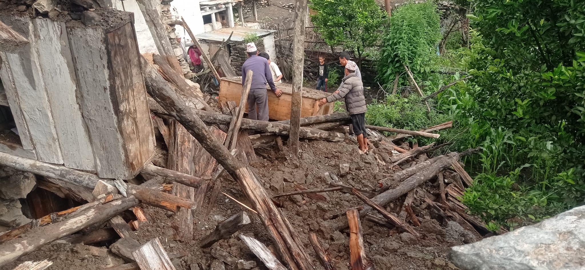 वर्षाले हुम्लामा एक घर भत्क्यो, विभिन्न ठाउँमा क्षती 